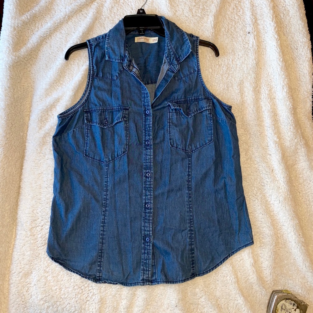 Denim vest